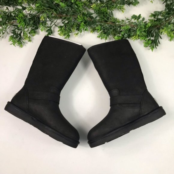 UGG Women’s Black Fur Lined Winter Boots Size 5 Brand New - Picture 6 of 8